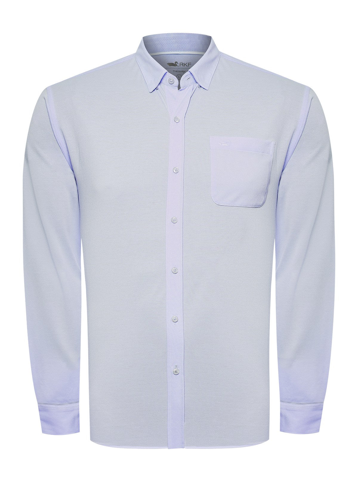 Camisa Algodón Supima® Hombre Jersey Azul Rockford