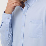 Camisa Algodón Supima® Hombre Jersey Azul Rockford
