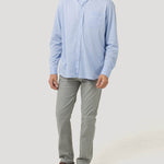 Camisa Algodón Supima® Hombre Jersey Azul Rockford