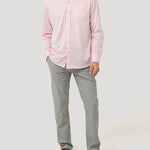 Camisa Algodón Supima® Hombre Jersey Rosado Rockford