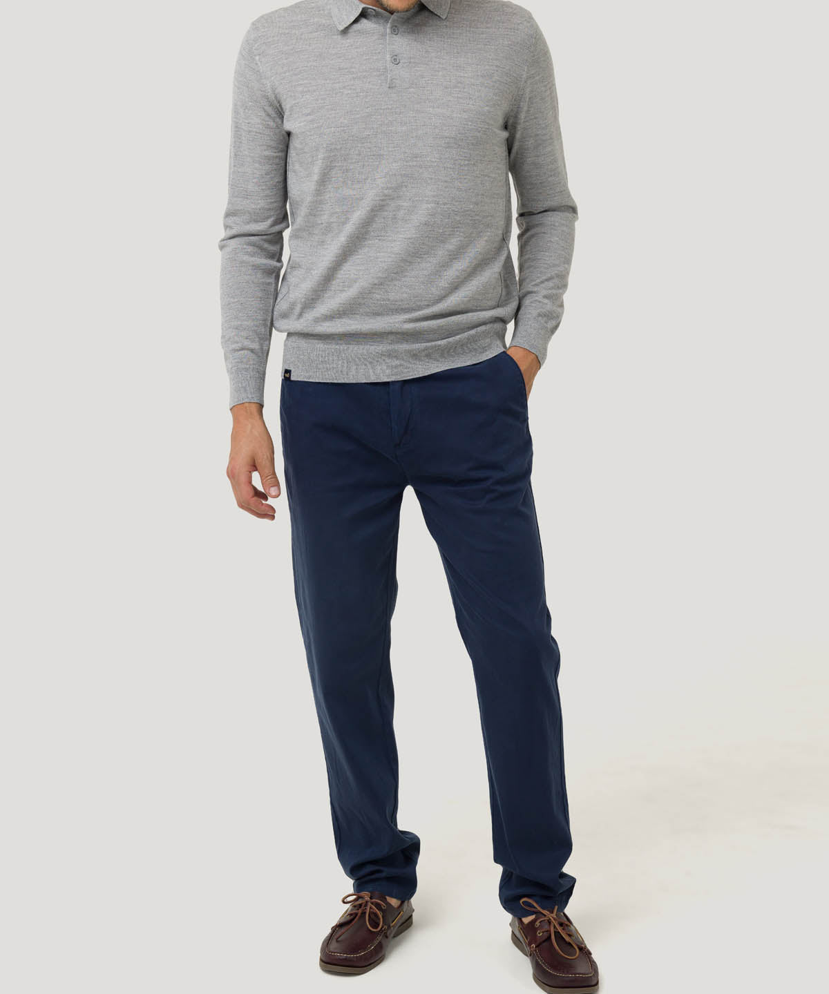 Pantalón Algodón Hombre Napoli Azul Rockford