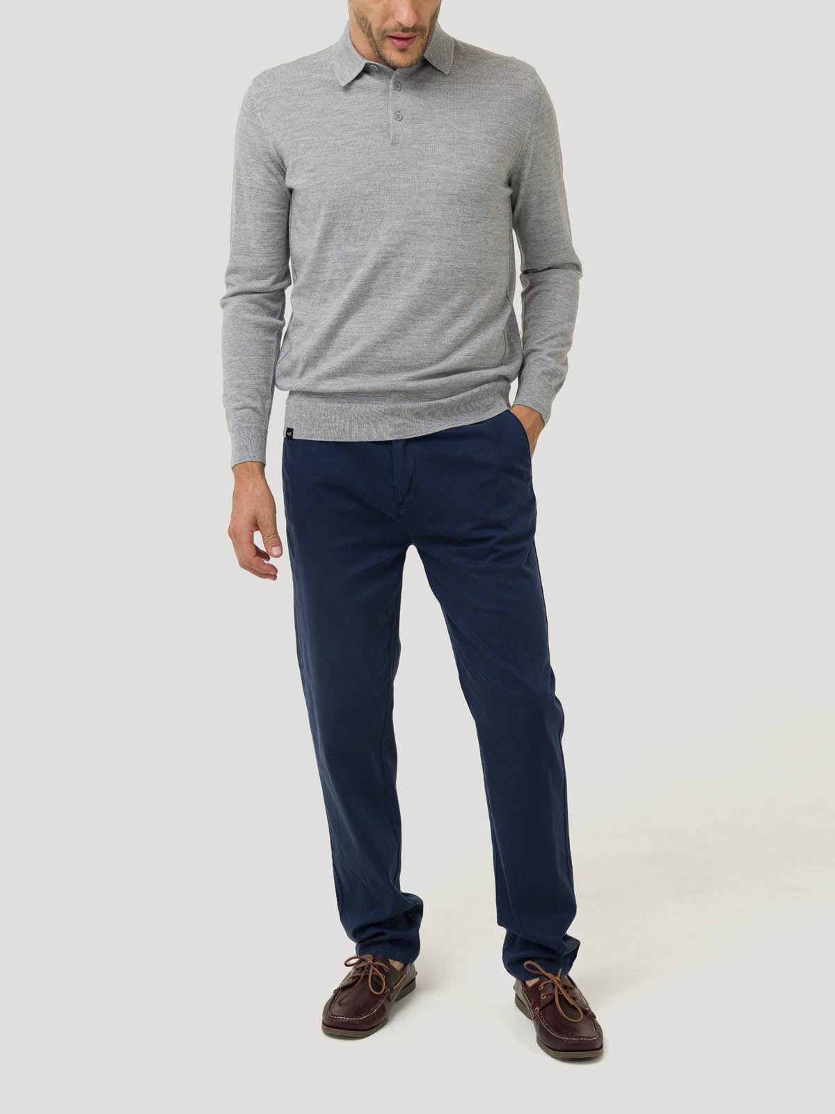 Pantalón Algodón Hombre Napoli Azul Rockford
