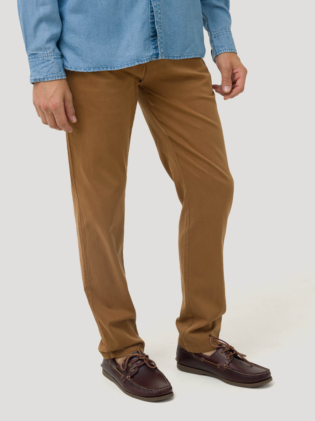Pantalón Algodón Hombre Napoli Café Rockford