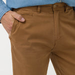Pantalón Algodón Hombre Napoli Café Rockford