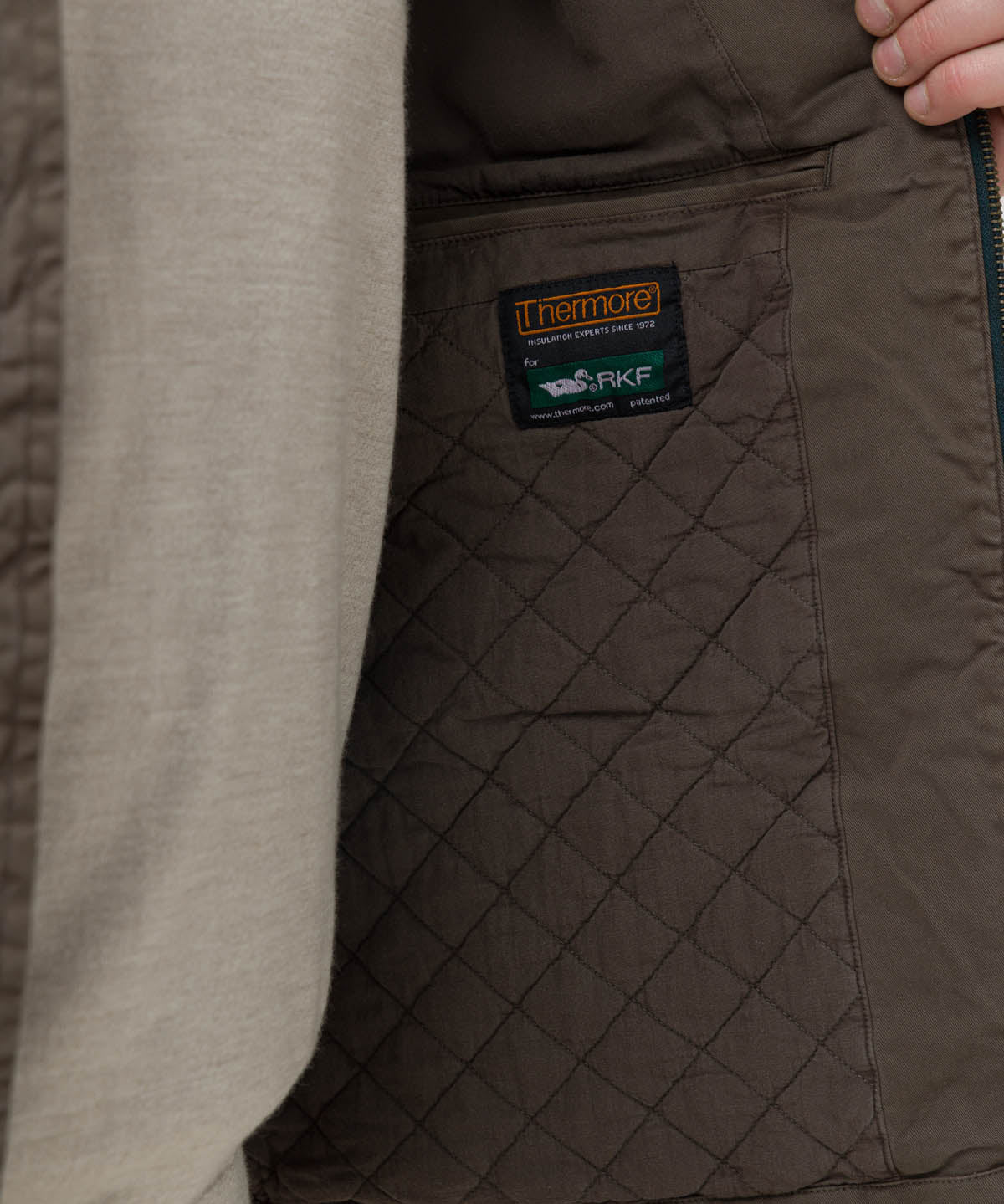 Chaqueta Gabardina Hombre Laurito Verde Rockford