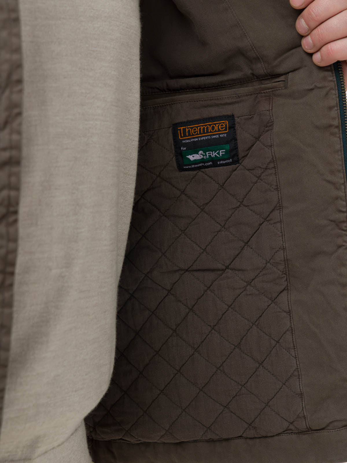 Chaqueta Gabardina Hombre Laurito Verde Rockford