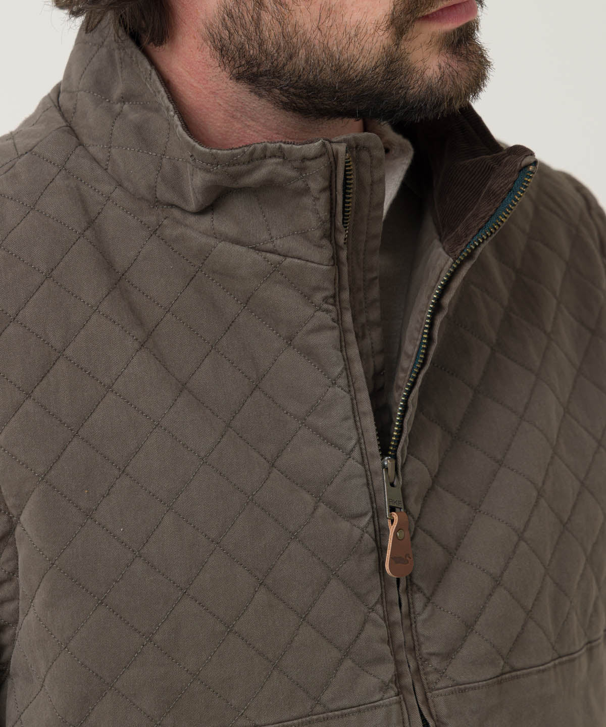 Chaqueta Gabardina Hombre Laurito Verde Rockford