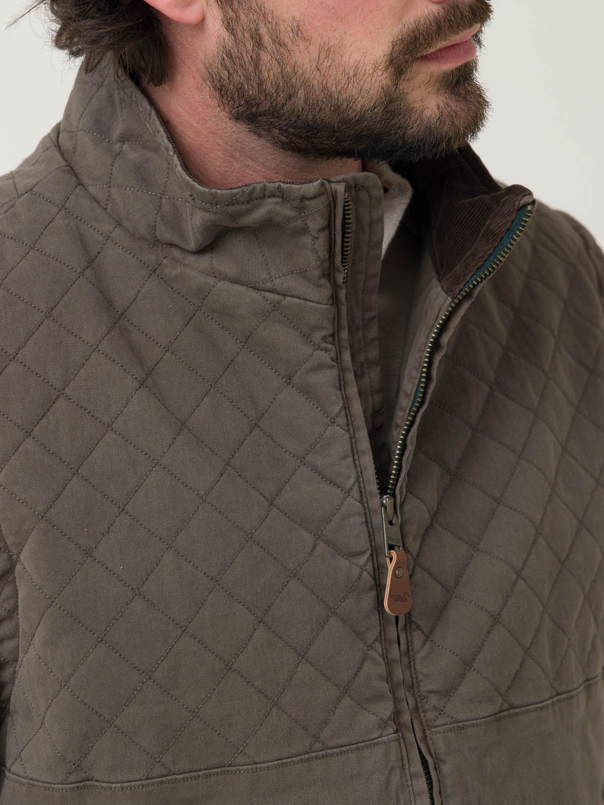 Chaqueta Gabardina Hombre Laurito Verde Rockford