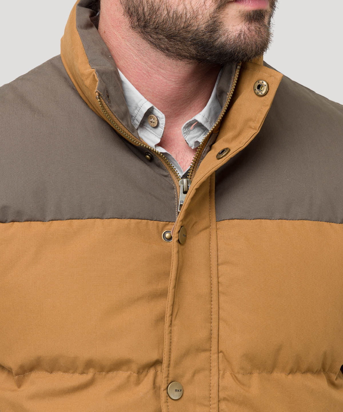 Chaqueta Fibras Recicladas Hombre Positano Café Rockford