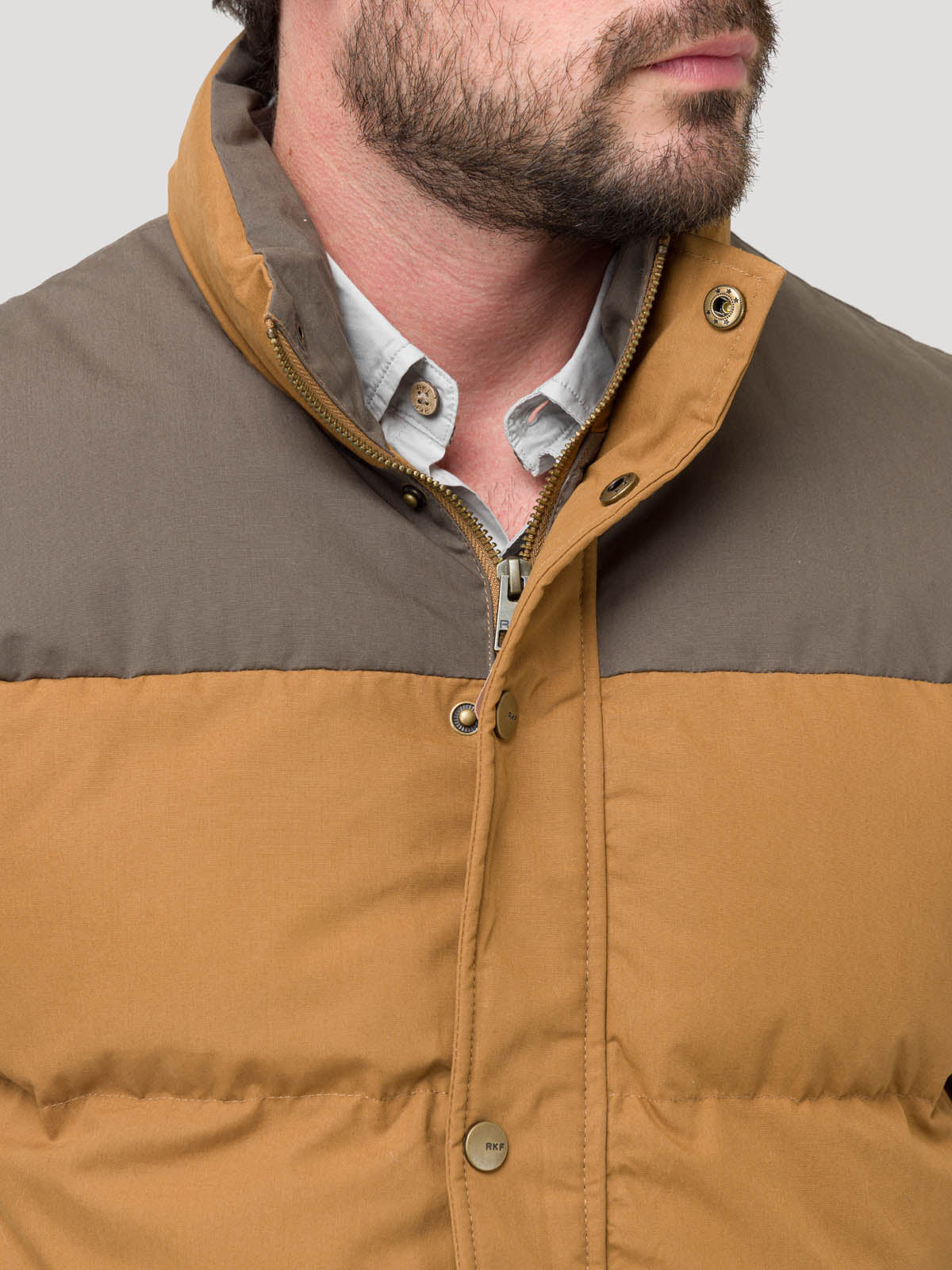 Chaqueta Fibras Recicladas Hombre Positano Café Rockford