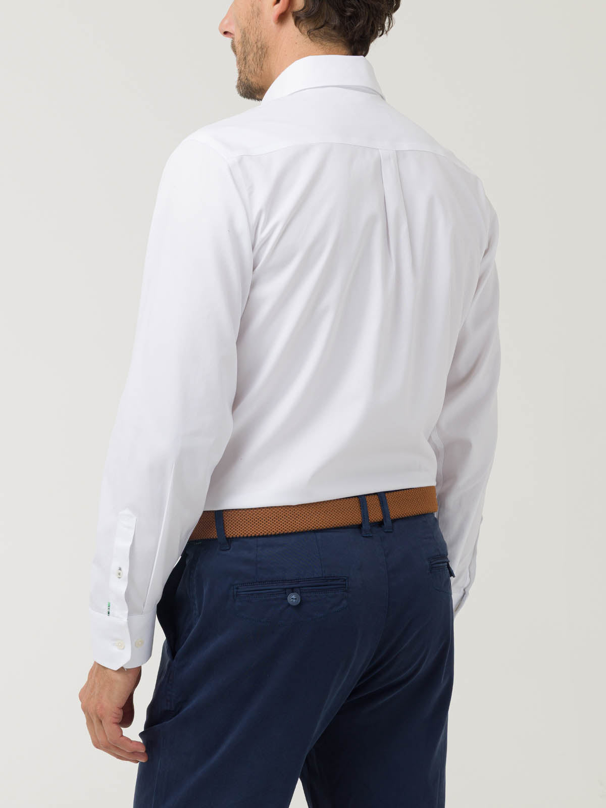Camisa Algodón Hombre Farifax Blanco Rockford