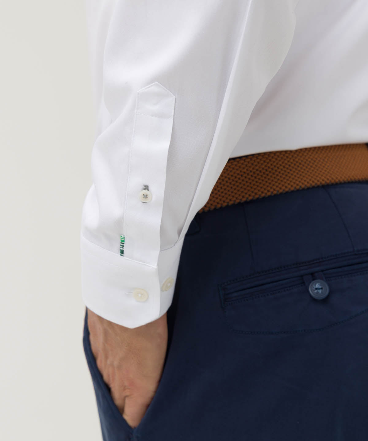 Camisa Algodón Hombre Farifax Blanco Rockford