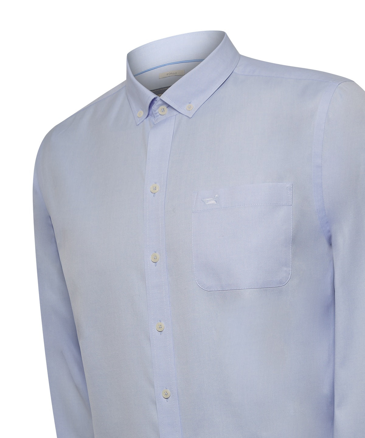 Camisa Algodón Hombre Farifax Azul Rockford