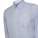 Camisa Algodón Hombre Farifax Azul Rockford