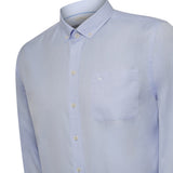 Camisa Algodón Hombre Farifax Azul Rockford