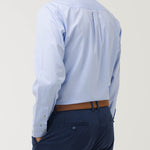 Camisa Algodón Hombre Farifax Azul Rockford