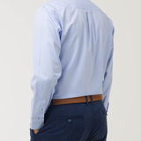 Camisa Algodón Hombre Farifax Azul Rockford