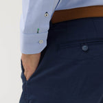 Camisa Algodón Hombre Farifax Azul Rockford