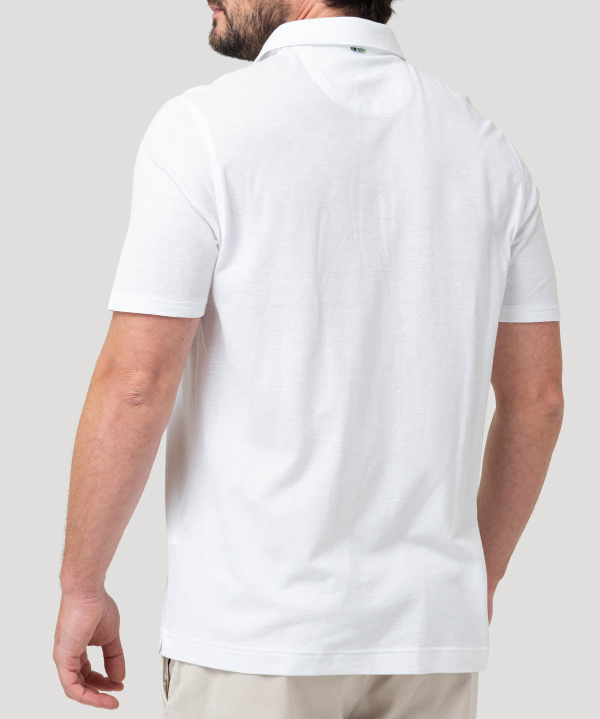 Polera Algodón Orgánico Hombre Padua Blanco Rockford