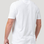 Polera Algodón Orgánico Hombre Padua Blanco Rockford