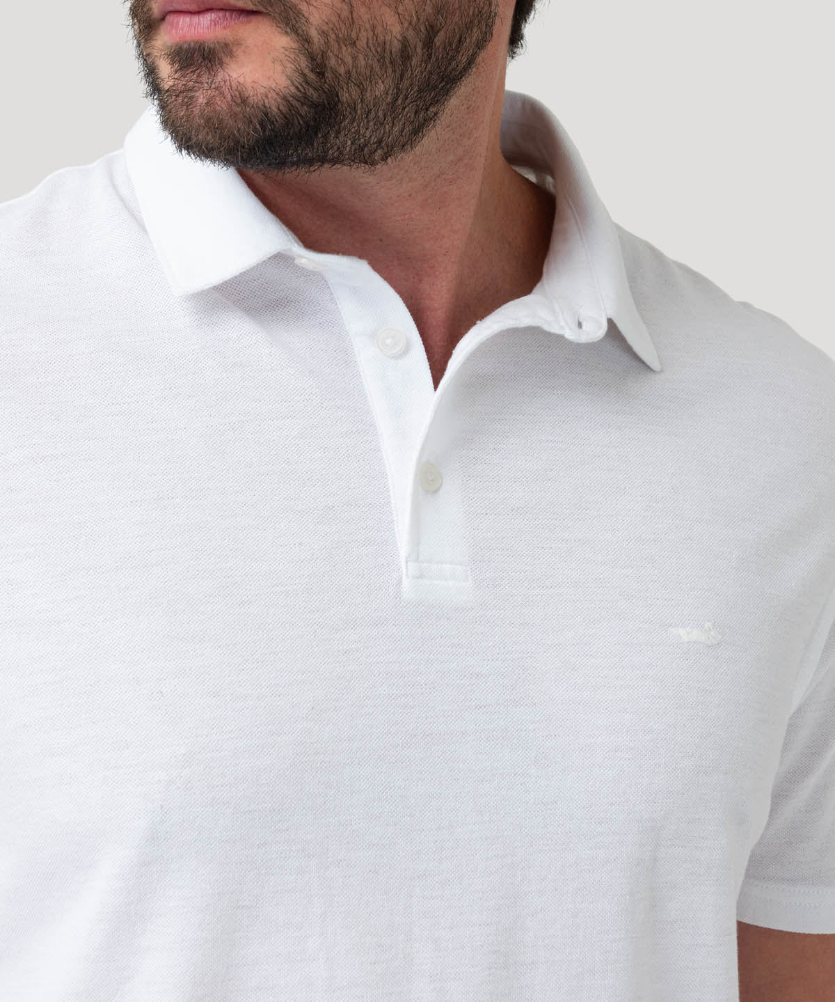 Polera Algodón Orgánico Hombre Padua Blanco Rockford