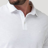 Polera Algodón Orgánico Hombre Padua Blanco Rockford