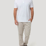 Polera Algodón Orgánico Hombre Padua Blanco Rockford