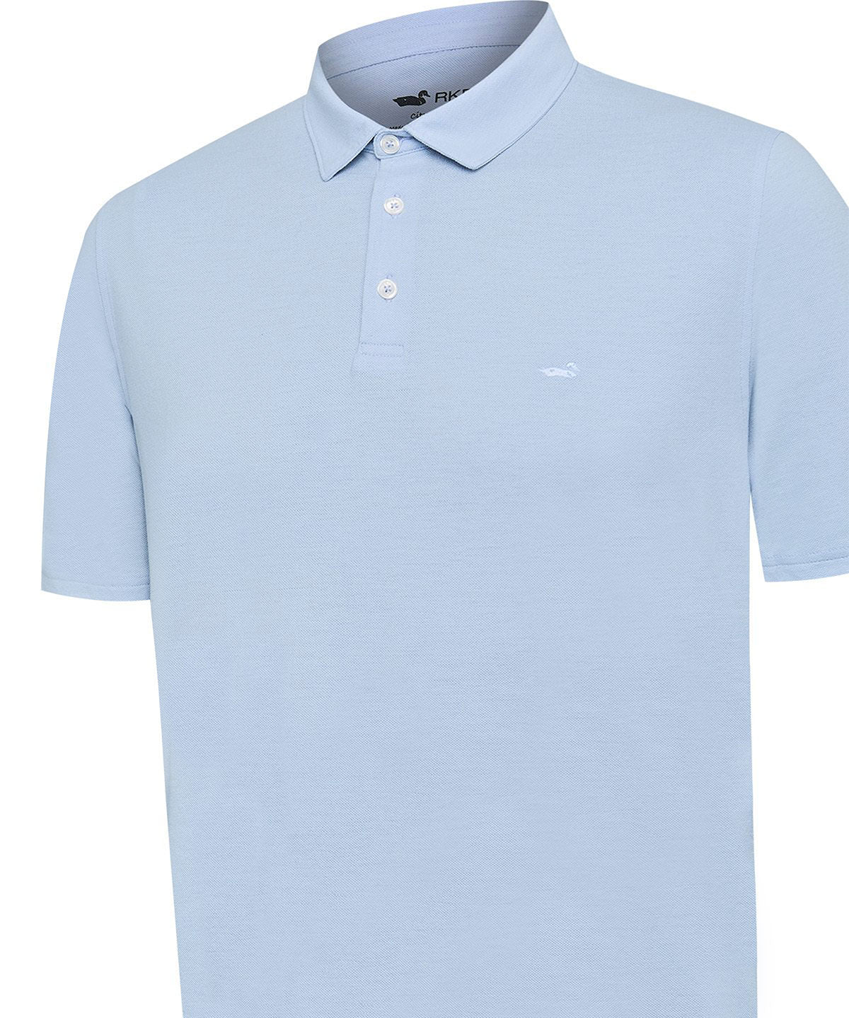 Polera Algodón Orgánico Hombre Padua Celeste Rockford