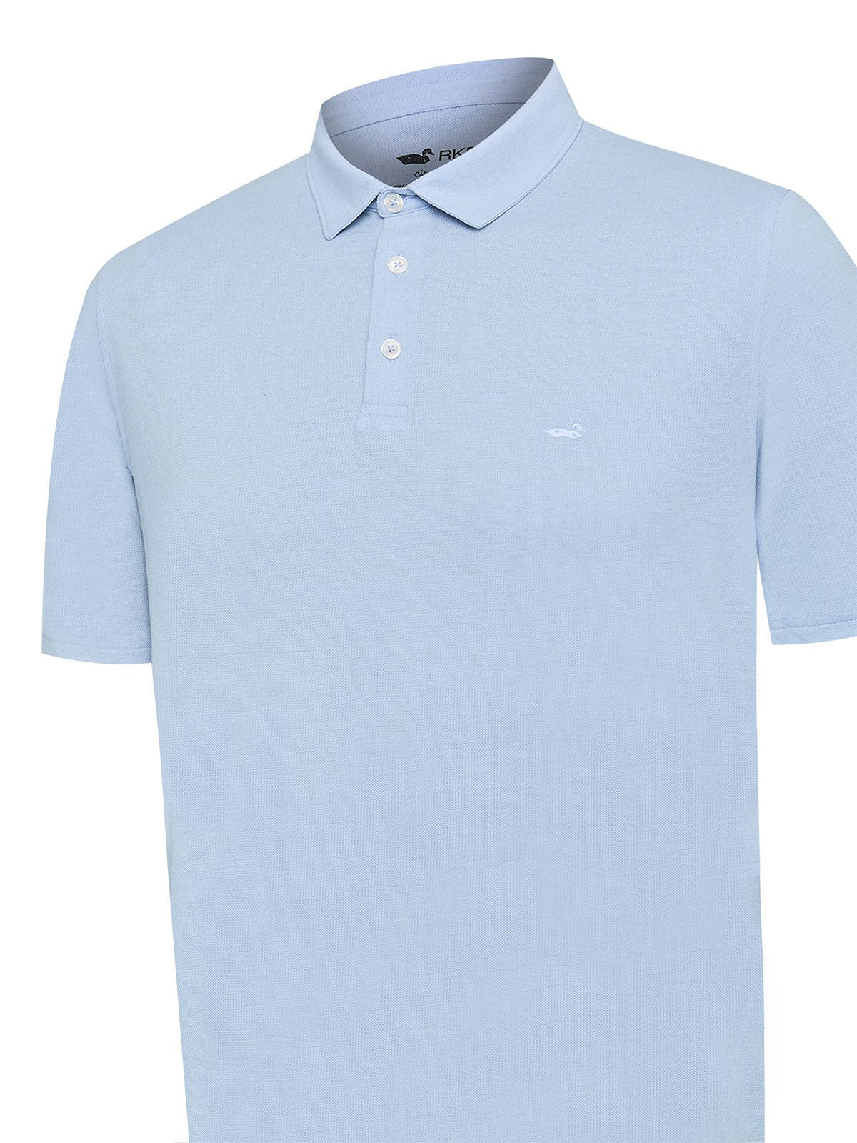 Polera Algodón Orgánico Hombre Padua Celeste Rockford