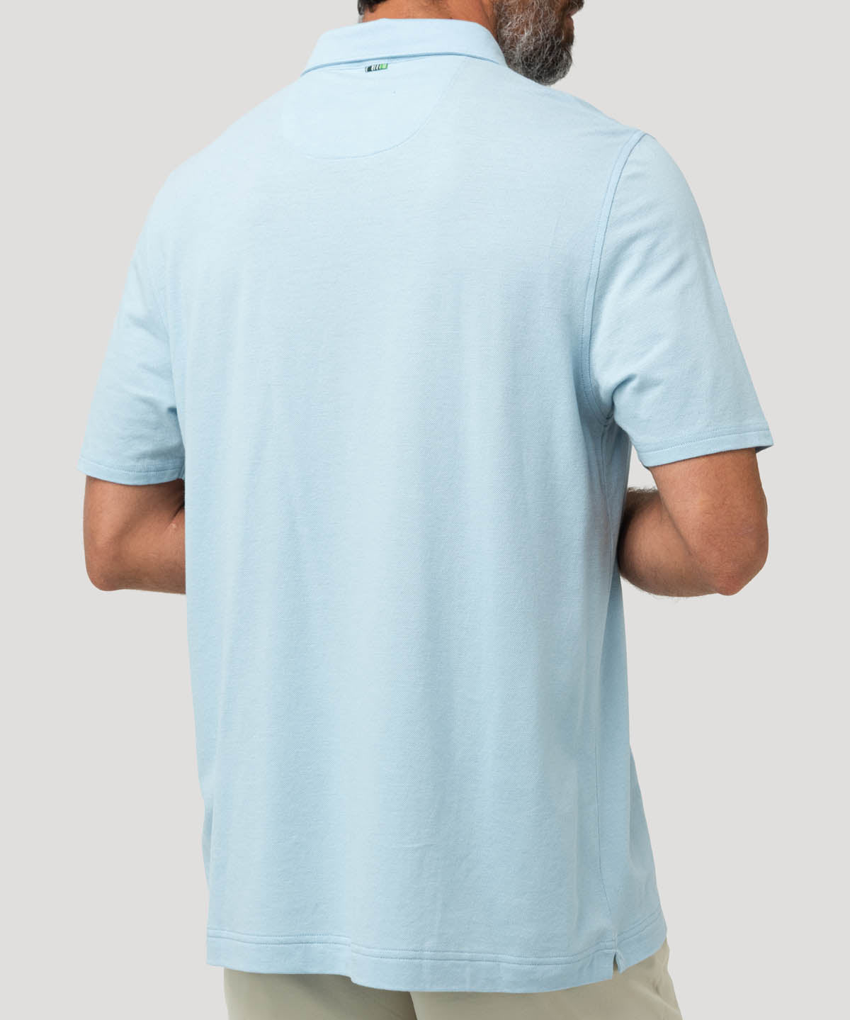 Polera Algodón Orgánico Hombre Padua Celeste Rockford