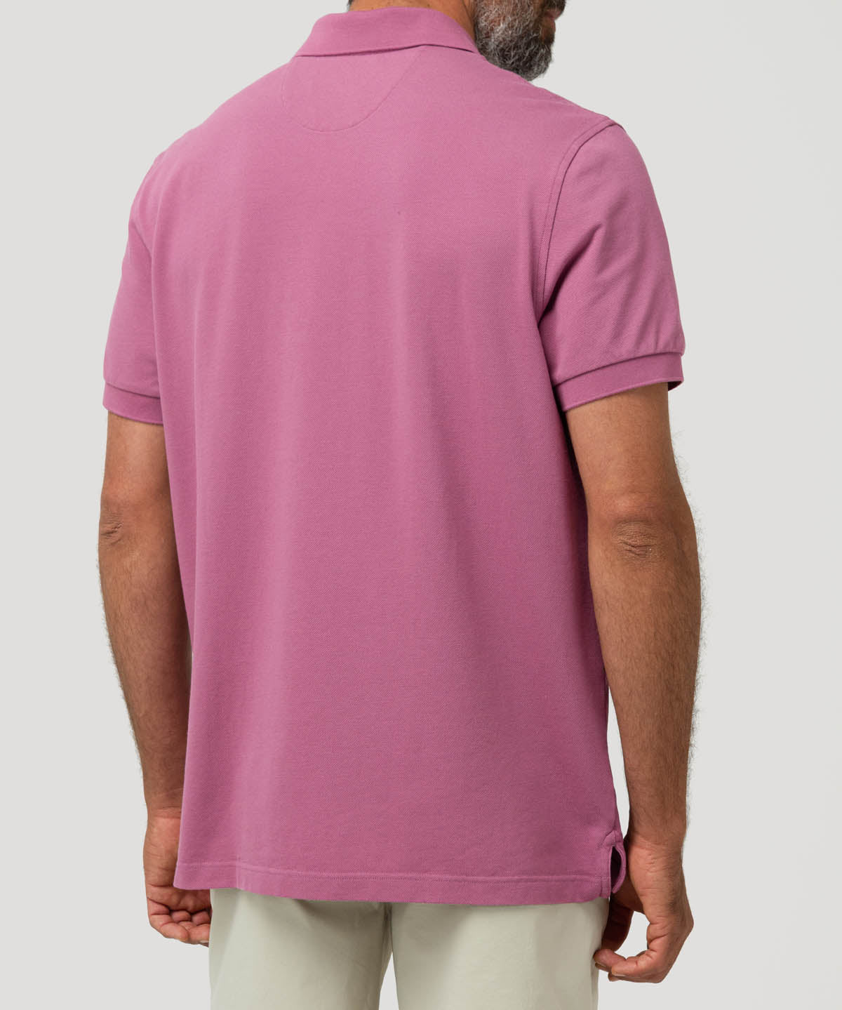 Polera Algodón Hombre Treviso Rosado Rockford
