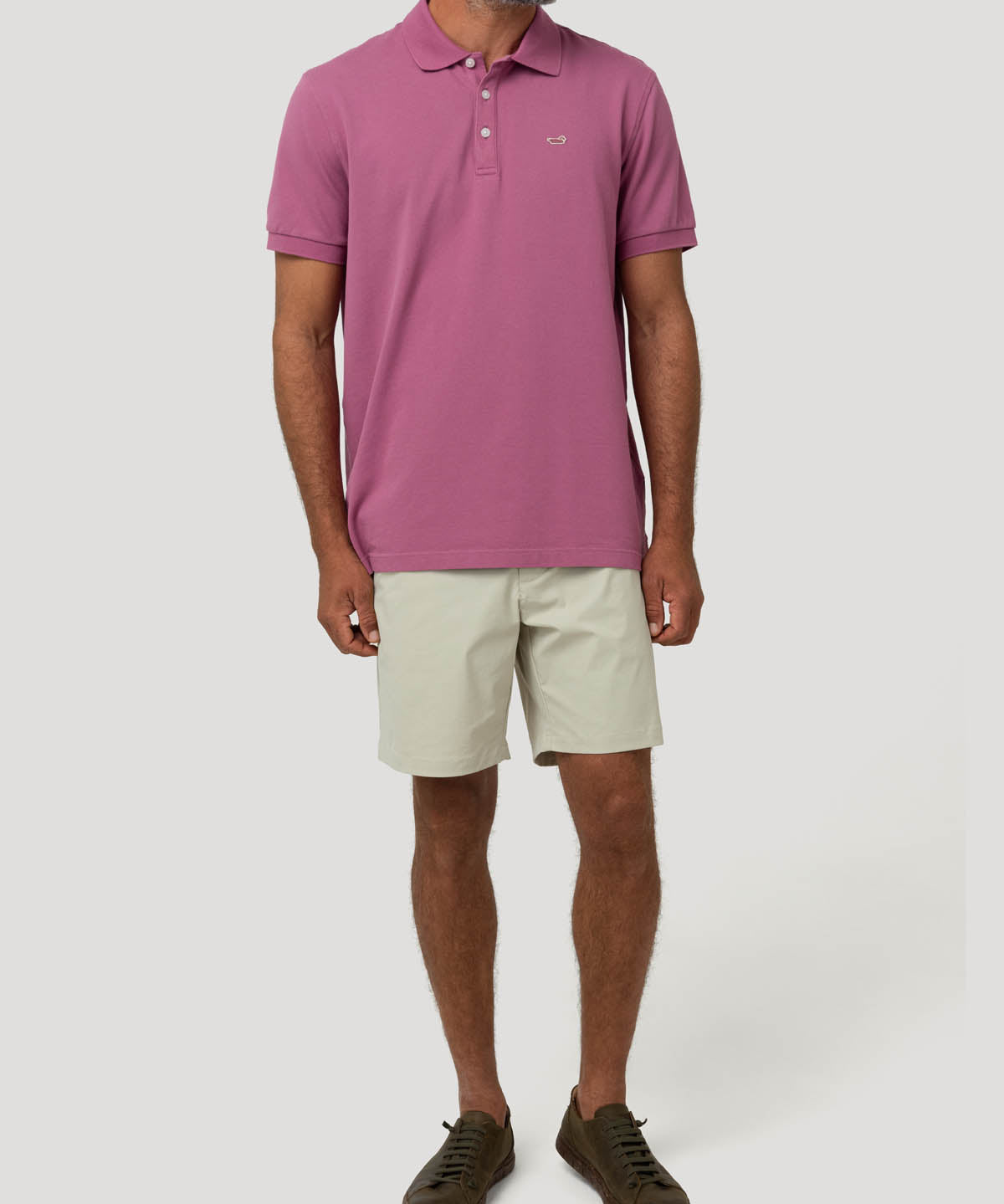 Polera Algodón Hombre Treviso Rosado Rockford