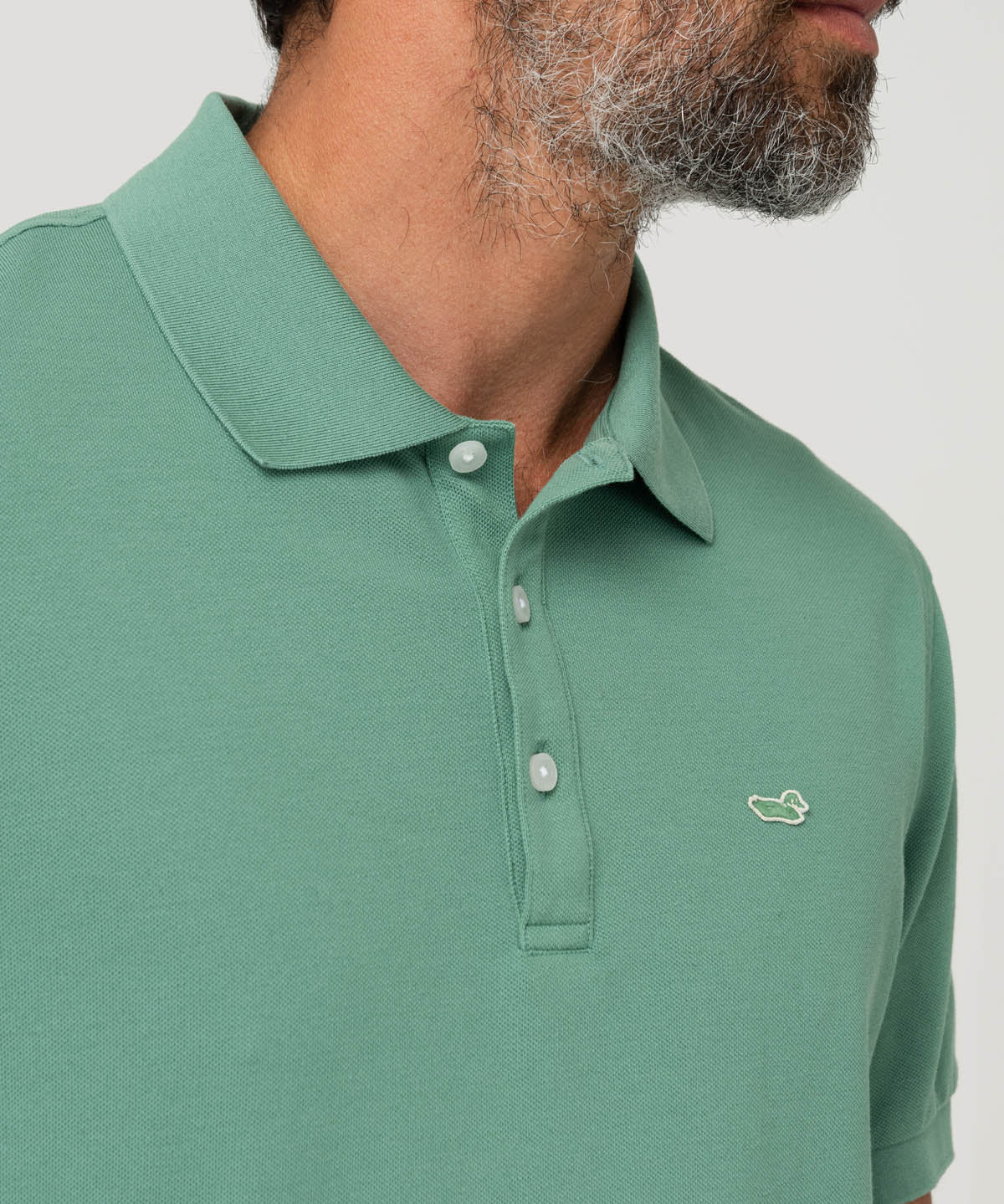 Polera Algodón Hombre Treviso Verde Rockford