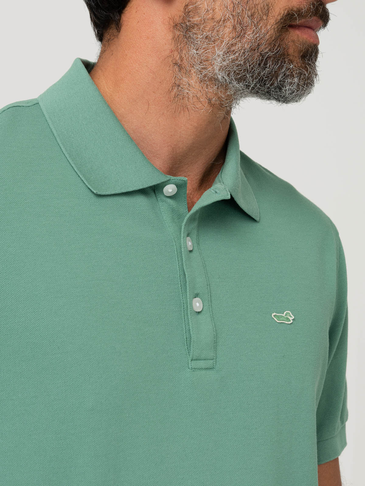 Polera Algodón Hombre Treviso Verde Rockford