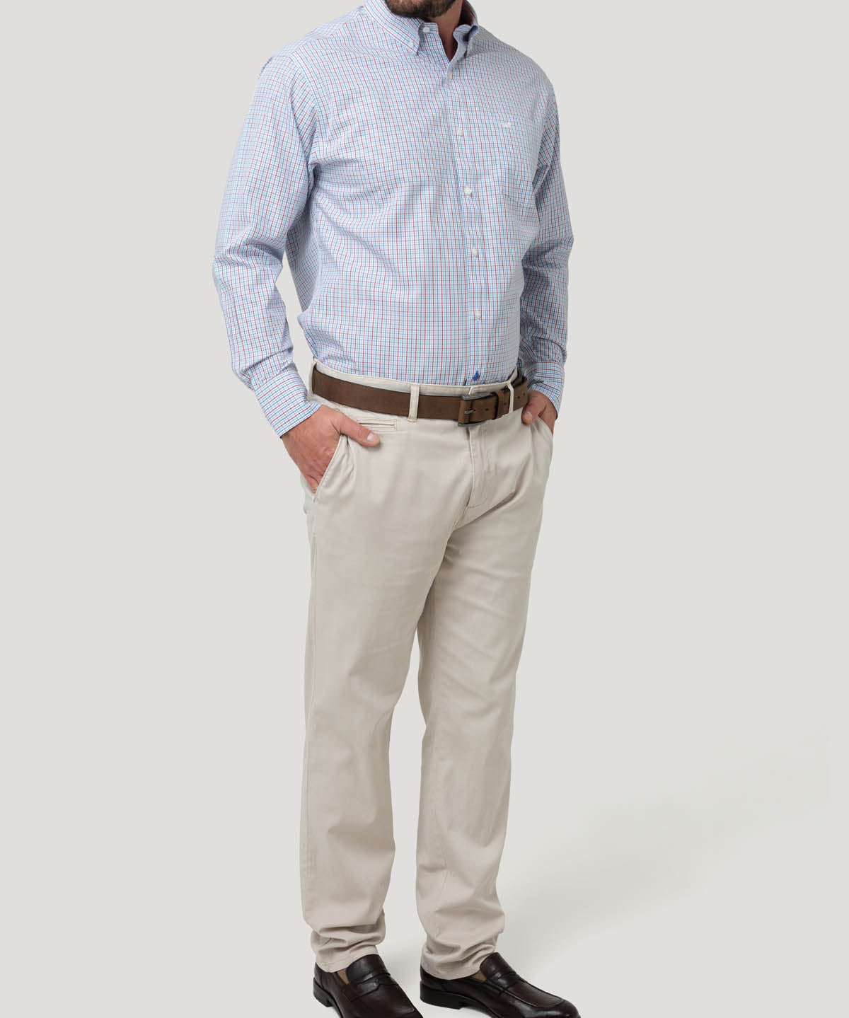 Camisa Libre de Arrugas Algodón Hombre WF PB Rockford