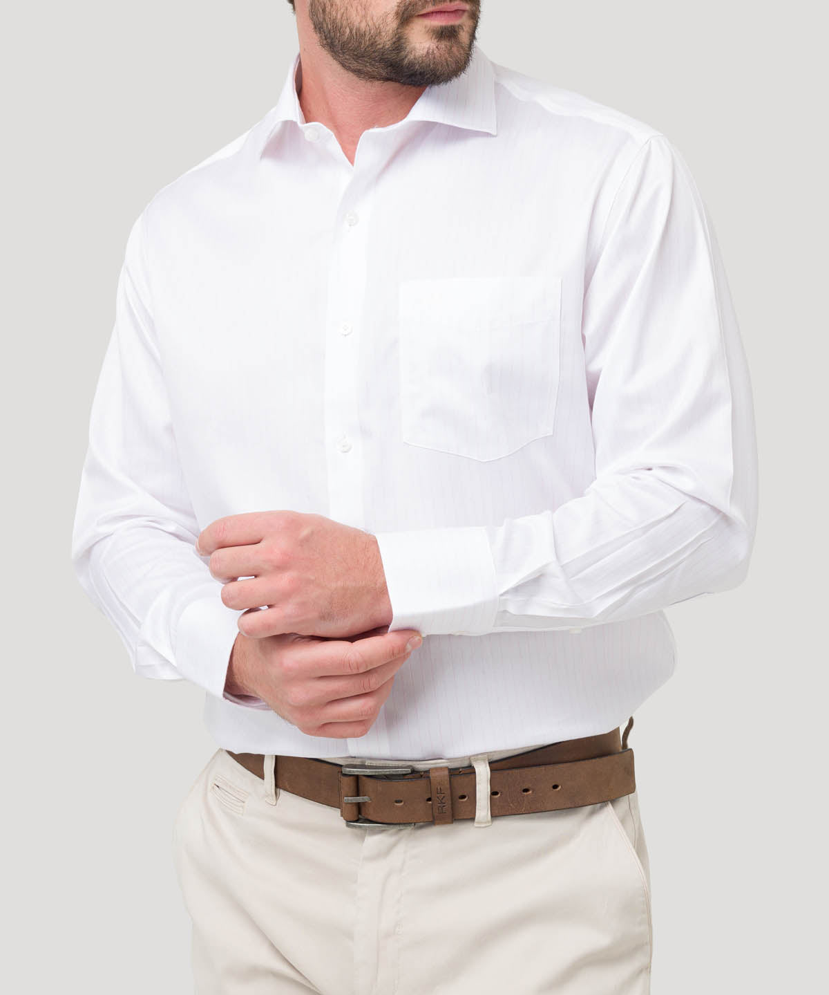 Camisa Libre de Arrugas Algodón Hombre WF PC Rockford