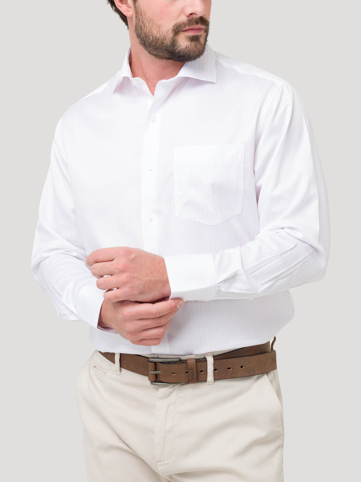 Camisa Libre de Arrugas Algodón Hombre WF PC Rockford