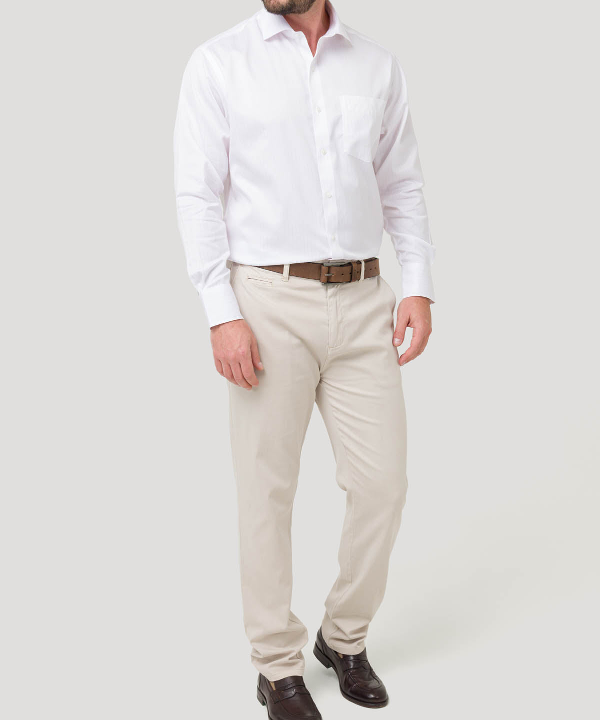 Camisa Libre de Arrugas Algodón Hombre WF PC Rockford