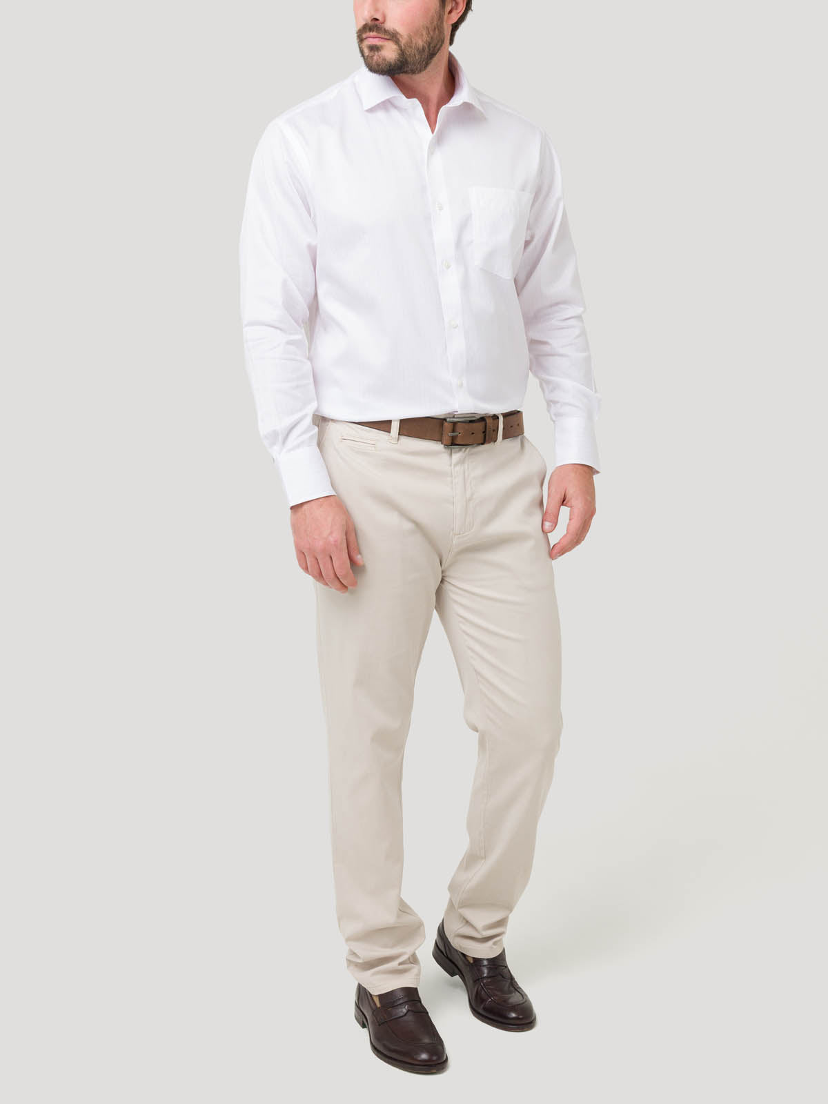 Camisa Libre de Arrugas Algodón Hombre WF PC Rockford