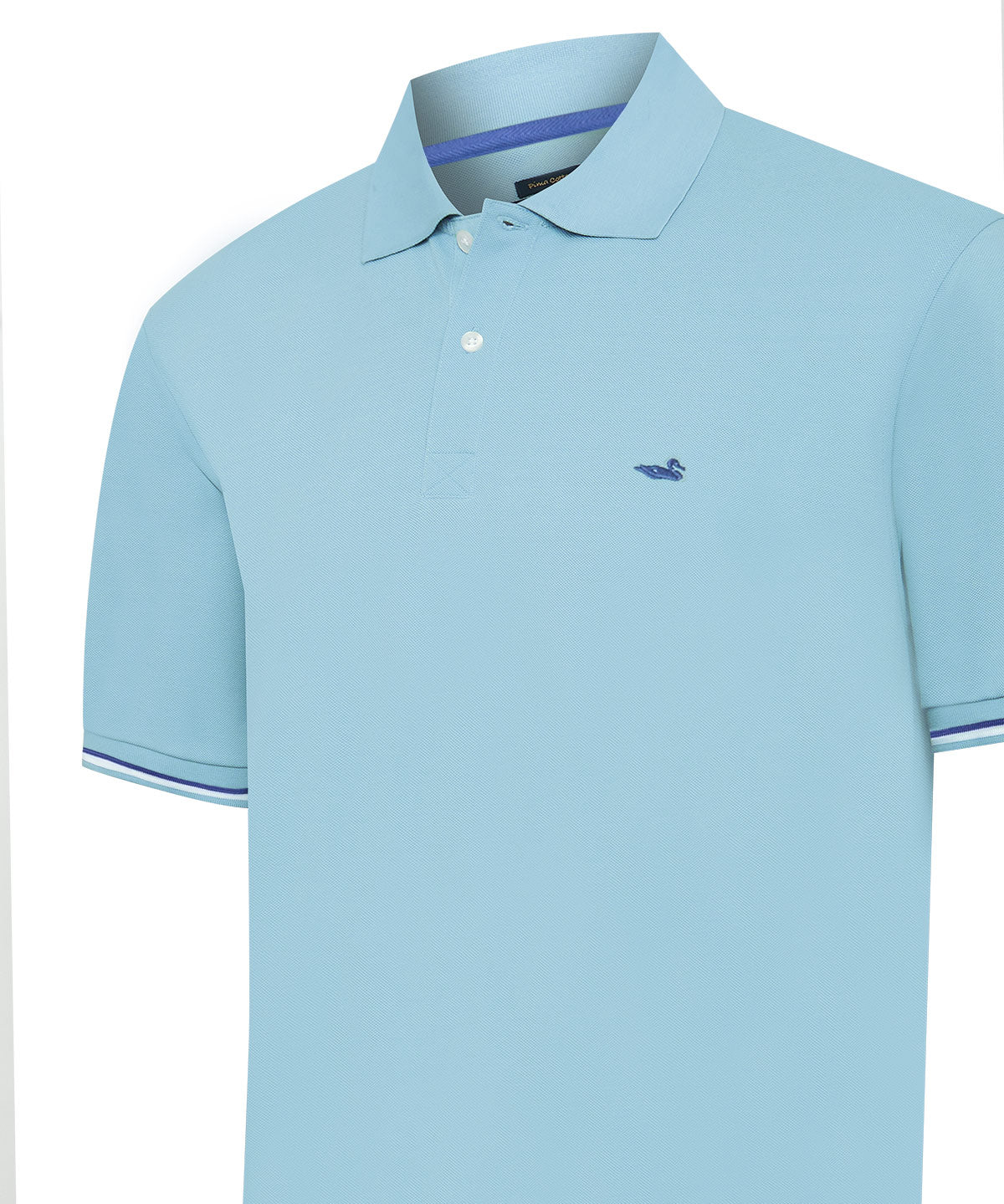 Polera Algodón Pima Hombre Mitchell Verde Rockford