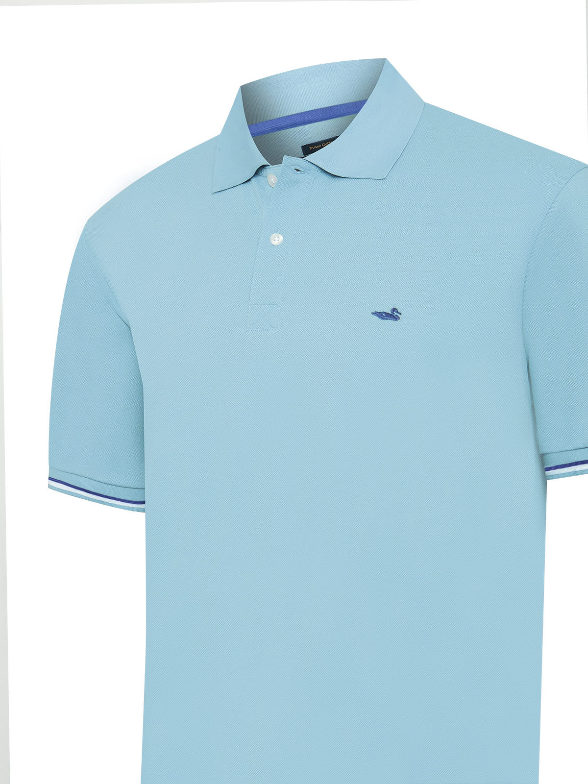 Polera Algodón Pima Hombre Mitchell Verde Rockford