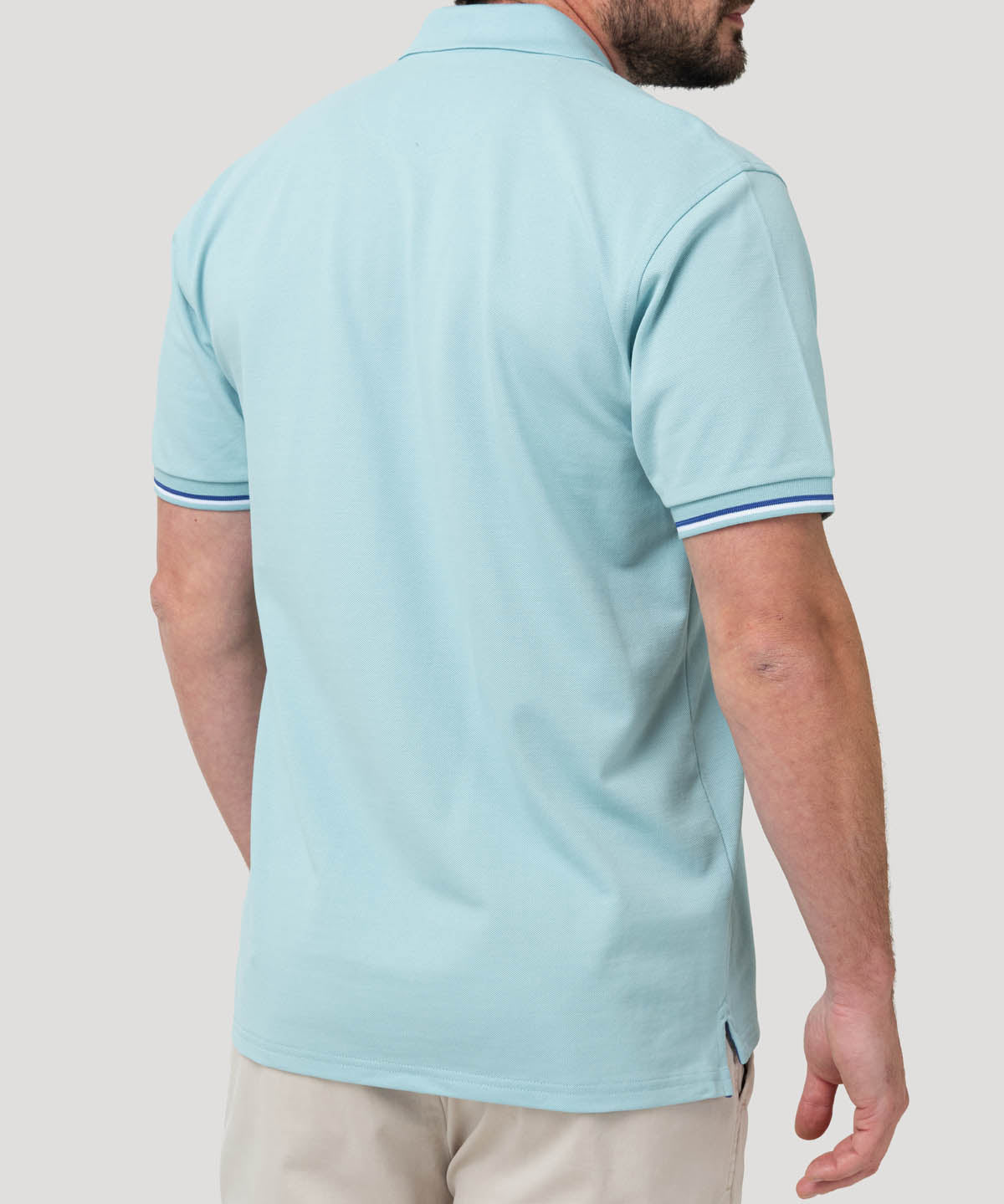 Polera Algodón Pima Hombre Mitchell Verde Rockford