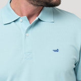 Polera Algodón Pima Hombre Mitchell Verde Rockford