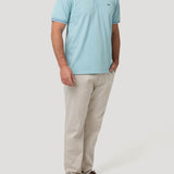 Polera Algodón Pima Hombre Mitchell Verde Rockford