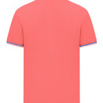 Polera Algodón Pima Hombre Mitchell Naranjo Rockford