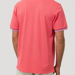 Polera Algodón Pima Hombre Mitchell Naranjo Rockford