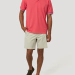 Polera Algodón Pima Hombre Mitchell Naranjo Rockford
