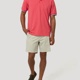 Polera Algodón Pima Hombre Mitchell Naranjo Rockford
