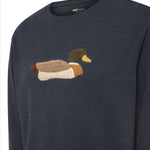 Polerón Algodón Pima Hombre Mallard Azul Rockford