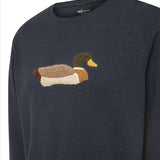 Polerón Algodón Pima Hombre Mallard Azul Rockford